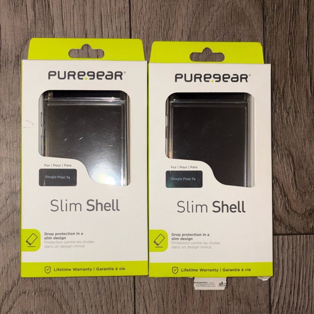 Slim Shell Case for Google Pixel 7a clear case
